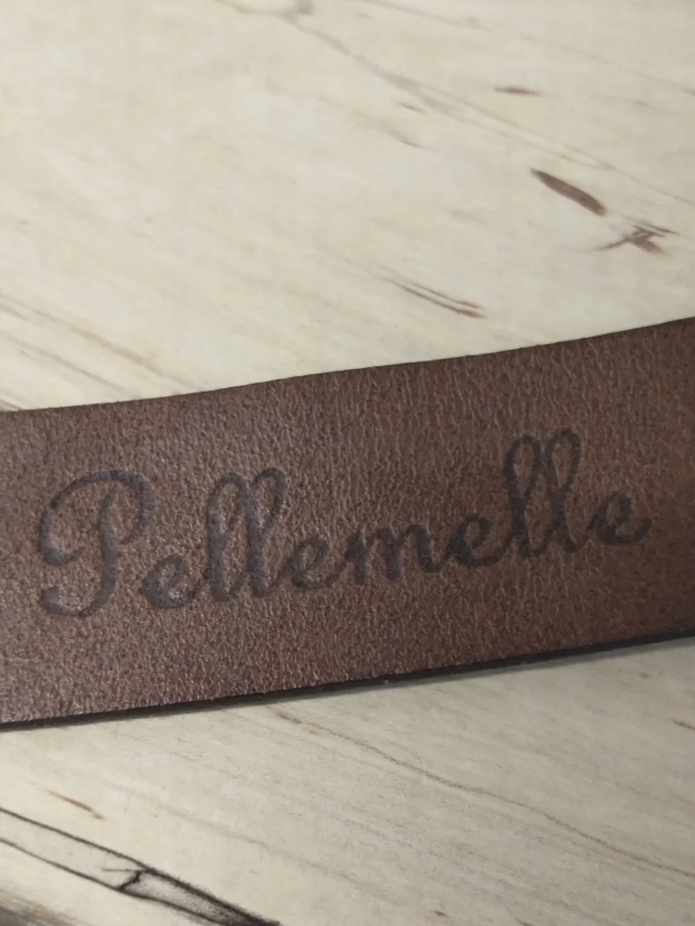 Pellemelle Leather Belt for Buckle